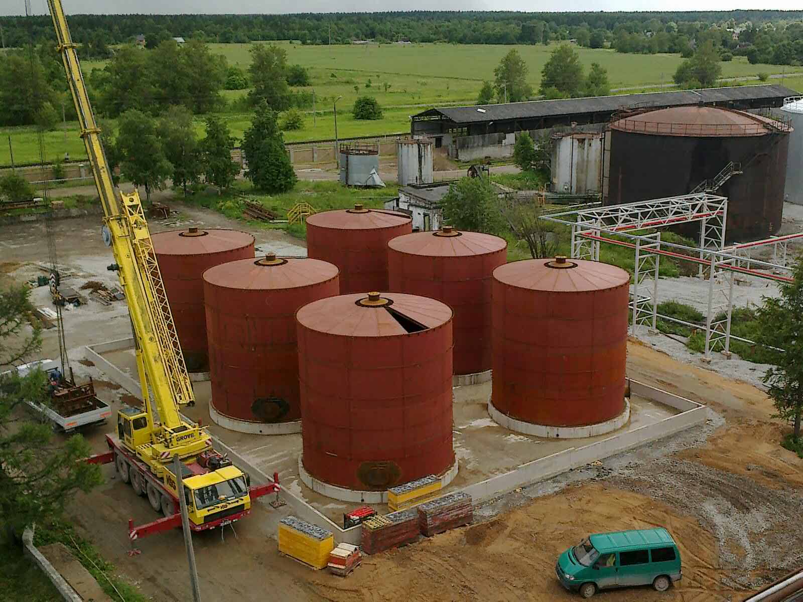2013 Kiviõli shale oil tank farm II development.