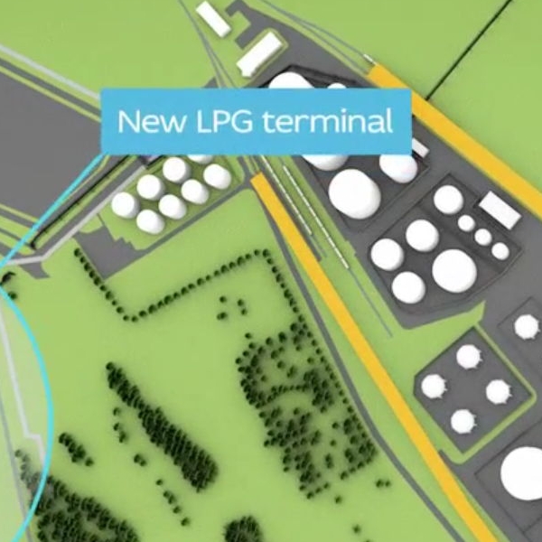 2013-2014 LPG terminal development.